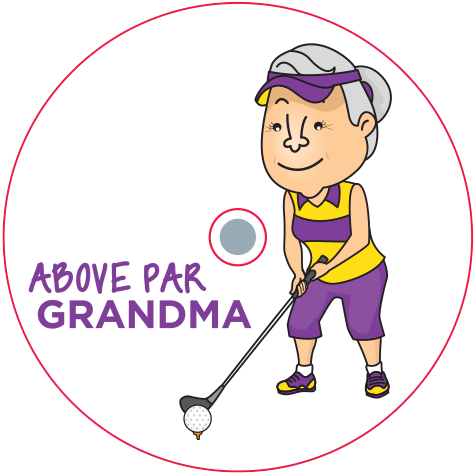 CaddyCap - Above Par Grandma - Golf Gifts for Women!