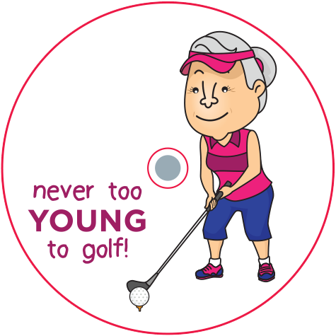 CaddyCap - Never too Young to Golf Female Golf Bag Accessories